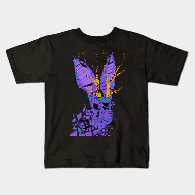 Purple Jackalope Kids T-Shirt by jzanderk